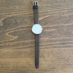 Fossil Dark Brown Leather Watch